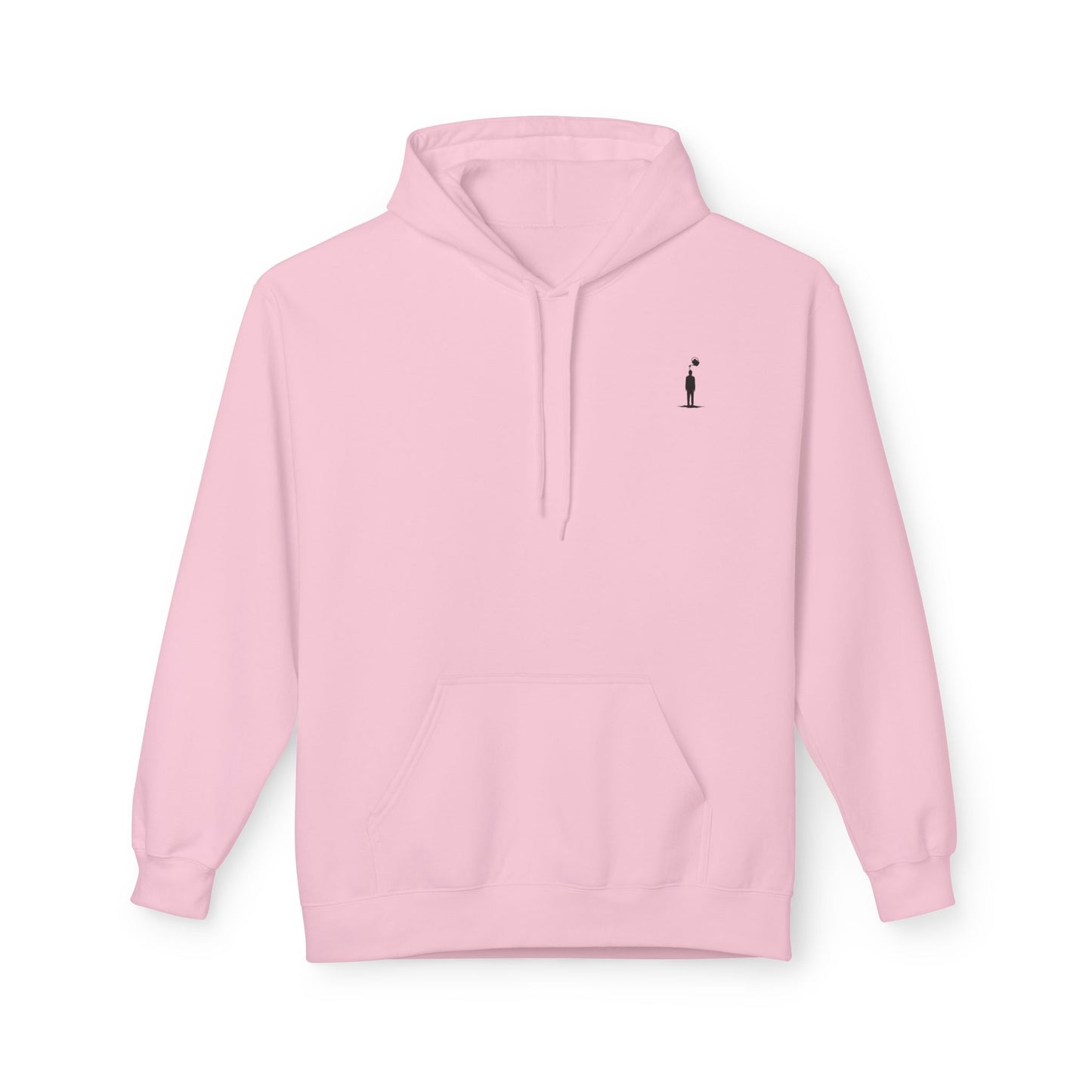 M&M Growth Hoodie — "life isn't hard, growing is..." Inspirational Fleece Hoodie
