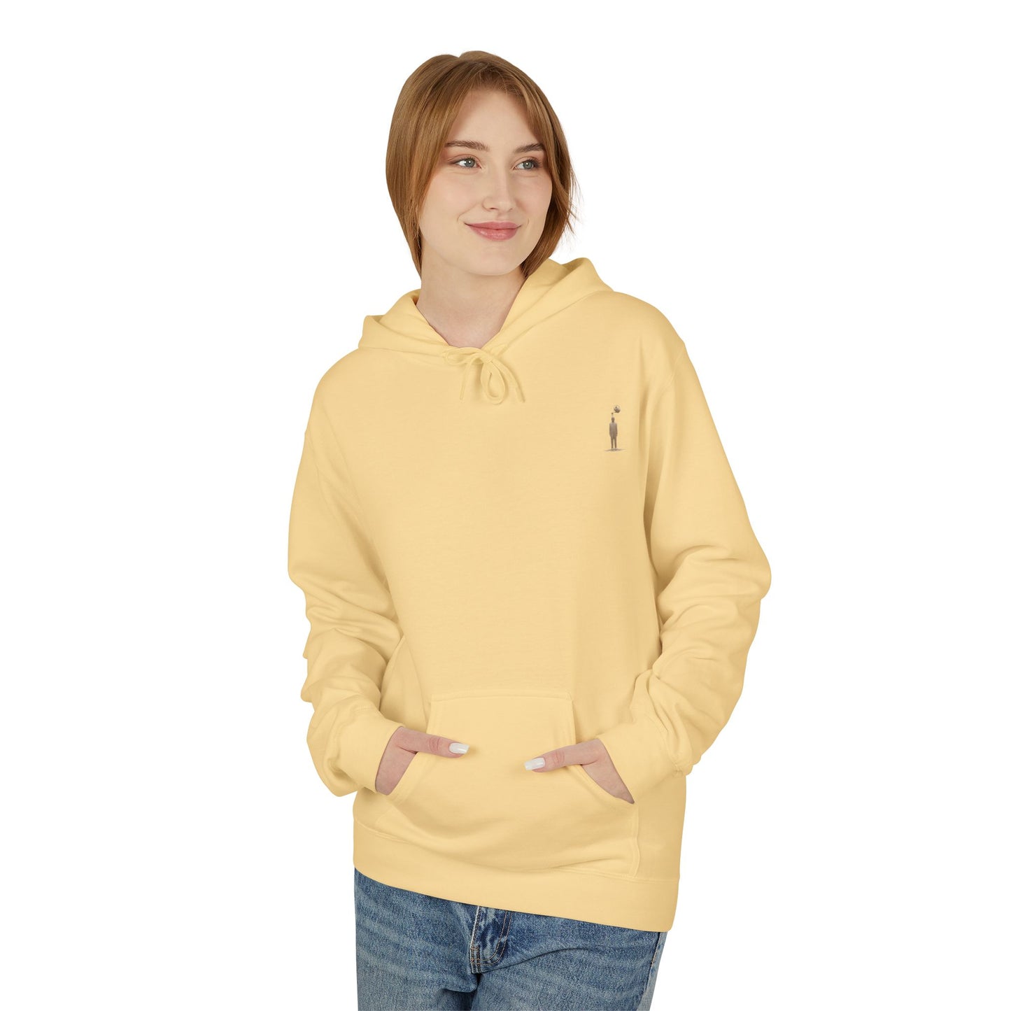 M&M Growth Hoodie — "life isn't hard, growing is..." Inspirational Fleece Hoodie