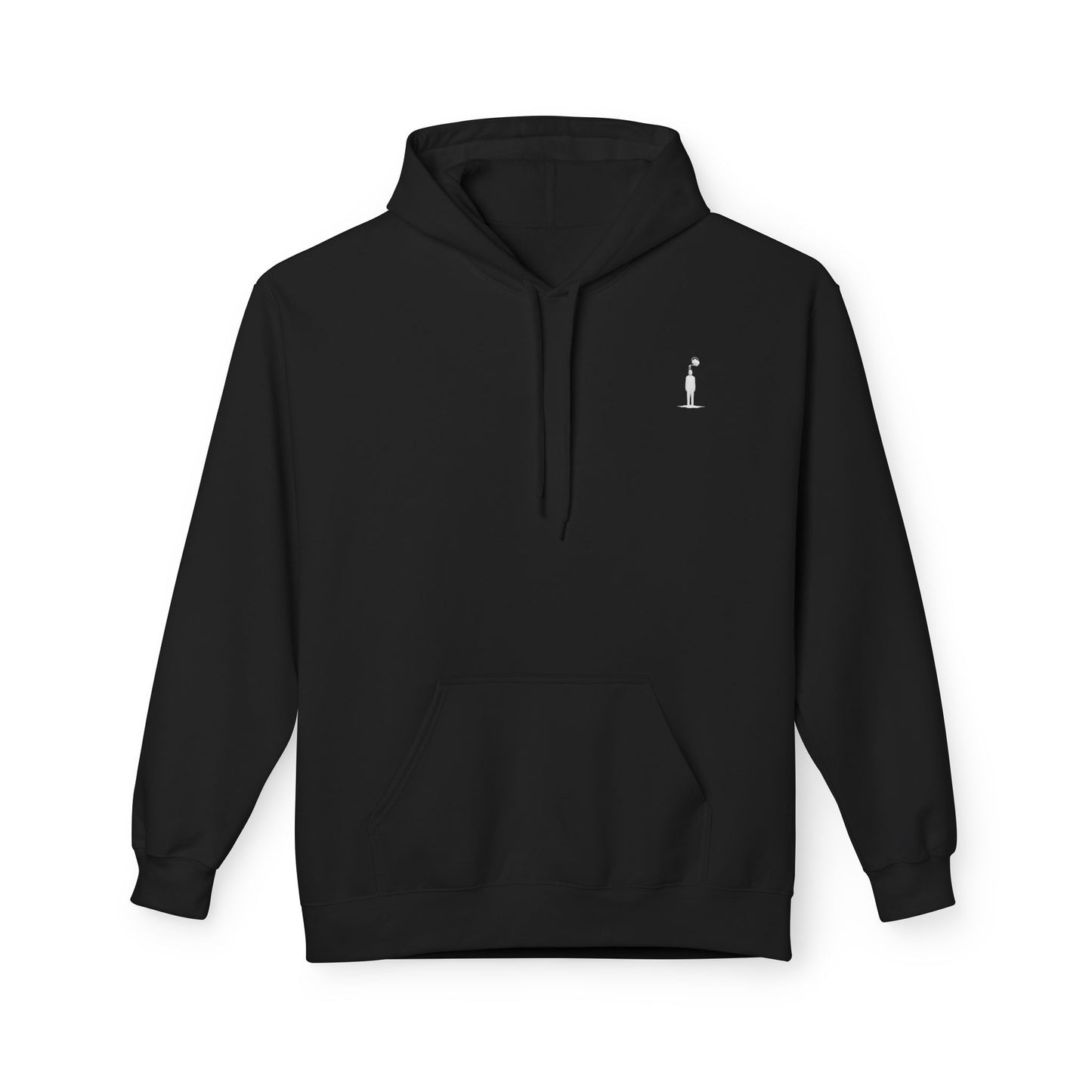 M&M Growth Hoodie — "life isn't hard, growing is..." Inspirational Fleece Hoodie