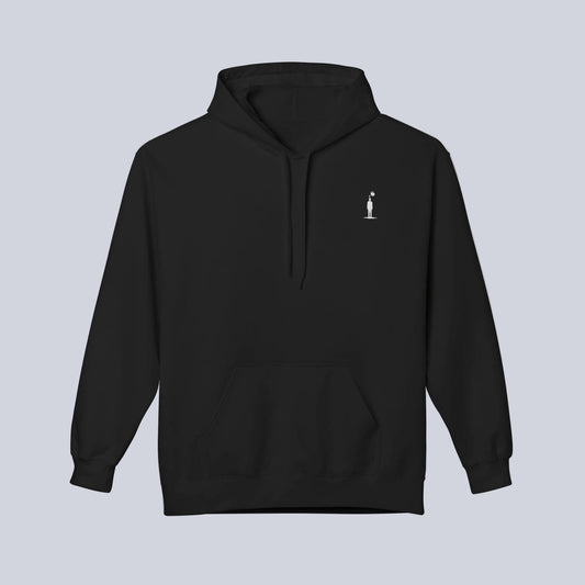 M&M Growth Hoodie — "life isn't hard, growing is..." Inspirational Fleece Hoodie