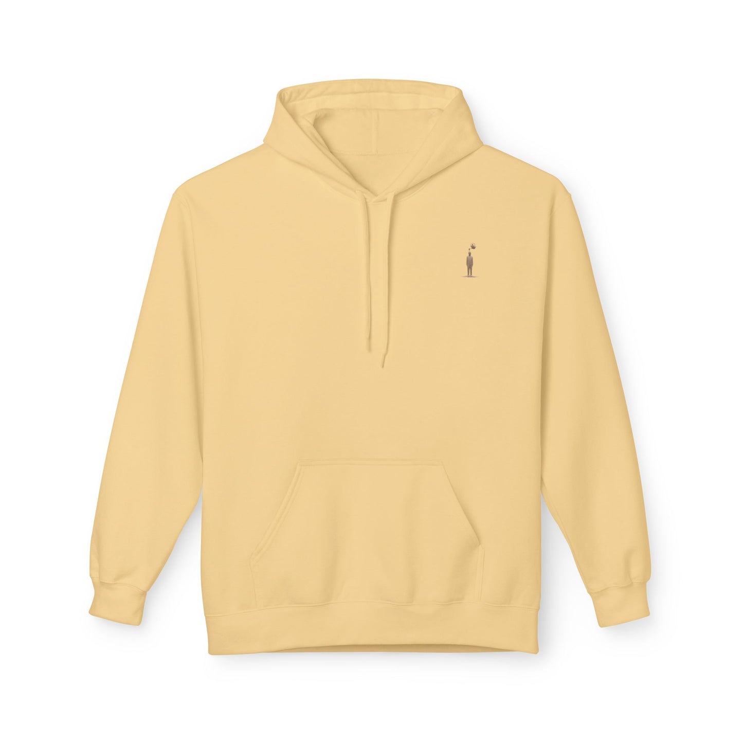M&M Growth Hoodie — "life isn't hard, growing is..." Inspirational Fleece Hoodie